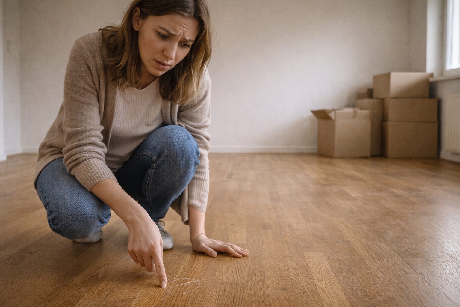 Stressige Wohnungsübergabe